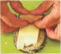 rulare vinete cu mozzarella