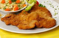 Snitel pane din carne de vita