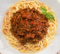 spaghete sos carne