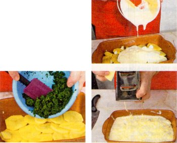 cartofi cu spanac la cuptor reteta in imagini