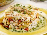 Taitei cu legume si piept de pui la cuptor