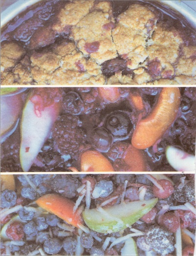 crumble cu fructe de padure