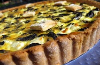 Tarta cu branza de capra