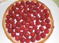 Tarta de zmeura cu mascarpone