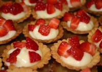 Tarte cu capsuni (crema cu ou)