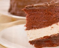 Tort de ciocolata cu banane
