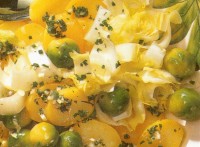 Salata cu varza de Bruxelles