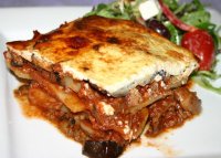 Musaca de vinete cu carne de oaie