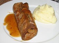 Friptura umpluta si inabusita de vaca