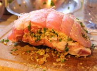 Piept de vitel umplut